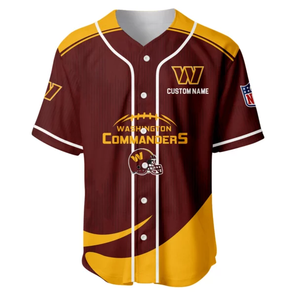 Washington Commanders Baseball Jersey Limited Edition Premium Short Sleeve Customize Name