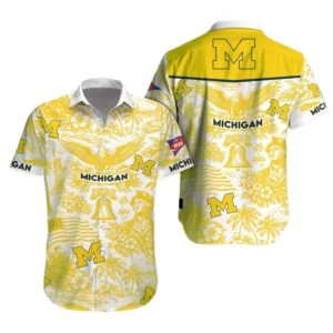 Michigan Wolverines Hawaiian Shirt 2026 Limited Premium Crinkle Textured