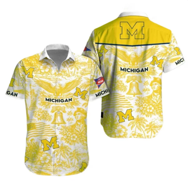 Michigan Wolverines Hawaiian Shirt 2026 Limited Premium Crinkle Textured