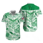 North Texas Mean Green Hawaiian Shirt 2026 Limited Premium Crinkle Textured