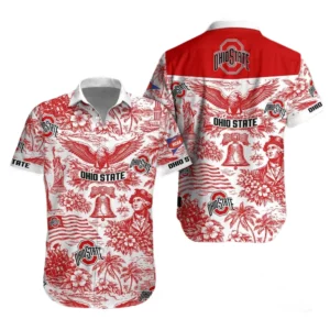 Ohio State Buckeyes Hawaiian Shirt 2026 Limited Premium Crinkle Textured