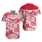 Rutgers Scarlet Knights Hawaiian Shirt 2026 Limited Premium Crinkle Textured