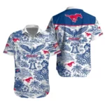 SMU Mustangs Hawaiian Shirt 2026 Limited Premium Crinkle Textured