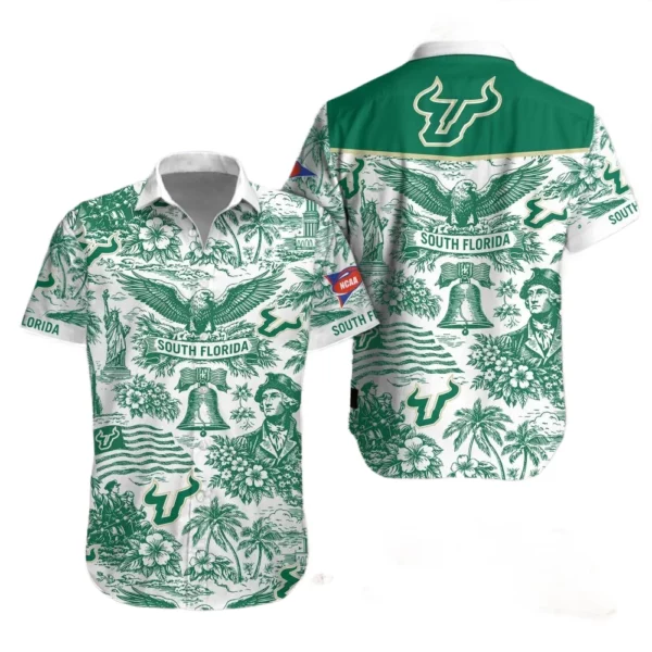 South Florida Bulls Hawaiian Shirt 2026 Limited Premium Crinkle Textured