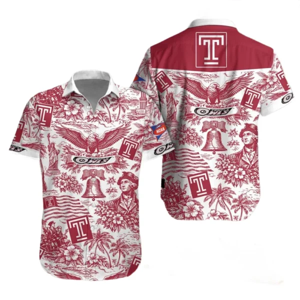 Temple Owls Hawaiian Shirt 2026 Limited Premium Crinkle Textured