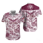 Texas A&M Aggies Hawaiian Shirt 2026 Limited Premium Crinkle Textured