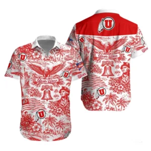 Utah Utes Hawaiian Shirt 2026 Limited Premium Crinkle Textured