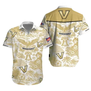 Vanderbilt Commodores Hawaiian Shirt 2026 Limited Premium Crinkle Textured