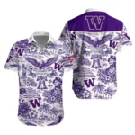 Washington Huskies Hawaiian Shirt 2026 Limited Premium Crinkle Textured