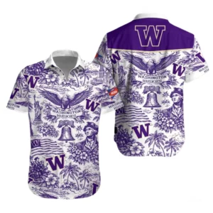 Washington Huskies Hawaiian Shirt 2026 Limited Premium Crinkle Textured