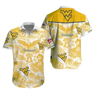 West Virginia Mountaineers Hawaiian Shirt 2026 Limited Premium Crinkle Textured