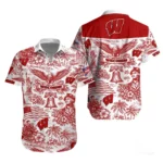 Wisconsin Badgers Hawaiian Shirt 2026 Limited Premium Crinkle Textured