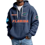 Florida Gators Waffle Knit Hoodie Quarter Zip 2026 Limited Customize Name