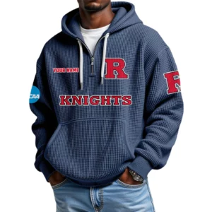 Rutgers Scarlet Knights Waffle Knit Hoodie Quarter Zip 2026 Limited Customize Name