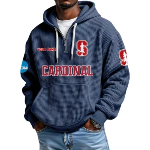 Stanford Cardinal Waffle Knit Hoodie Quarter Zip 2026 Limited Customize Name