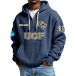 UCF Knights Waffle Knit Hoodie Quarter Zip 2026 Limited Customize Name