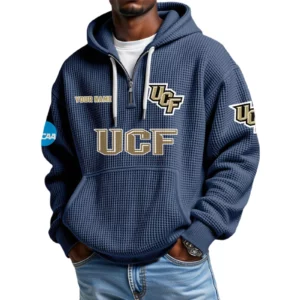 UCF Knights Waffle Knit Hoodie Quarter Zip 2026 Limited Customize Name