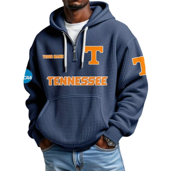 Tennessee Volunteers Waffle Knit Hoodie Quarter Zip 2026 Limited Customize Name