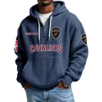 Cleveland Cavaliers Waffle Knit Hoodie Quarter Zip 2026 Limited Personalize Name