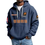 Phoenix Suns Waffle Knit Hoodie Quarter Zip 2026 Limited Personalize Name