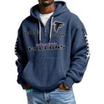 Atlanta Falcons Waffle Knit Hoodie Quarter Zip 2026 Limited Personalize Name