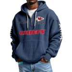Kansas City Chiefs Waffle Knit Hoodie Quarter Zip 2026 Limited Personalize Name