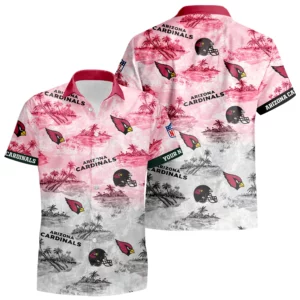 Arizona Cardinals Hawaiian Shirt 2026 Limited Premium Crinkle Textured Personalize Name
