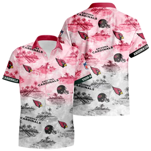 Arizona Cardinals Hawaiian Shirt 2026 Limited Premium Crinkle Textured Personalize Name