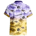 Baltimore Ravens Hawaiian Shirt 2026 Limited Premium Crinkle Textured Personalize Name