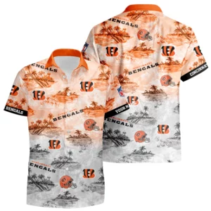 Cincinnati Bengals Hawaiian Shirt 2026 Limited Premium Crinkle Textured Personalize Name