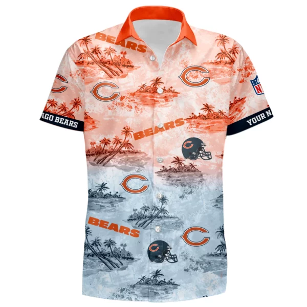 Chicago Bears Hawaiian Shirt 2026 Limited Premium Crinkle Textured Personalize Name