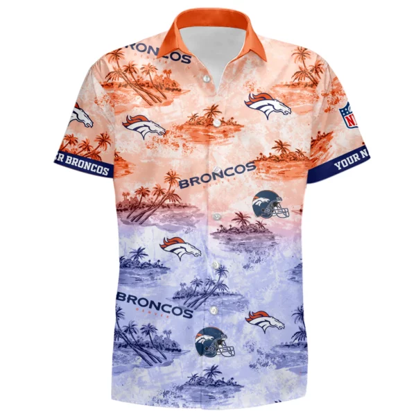 Denver Broncos Hawaiian Shirt 2026 Limited Premium Crinkle Textured Personalize Name