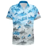 Detroit Lions Hawaiian Shirt 2026 Limited Premium Crinkle Textured Personalize Name