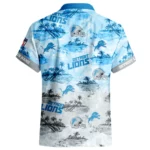 Detroit Lions Hawaiian Shirt 2026 Limited Premium Crinkle Textured Personalize Name
