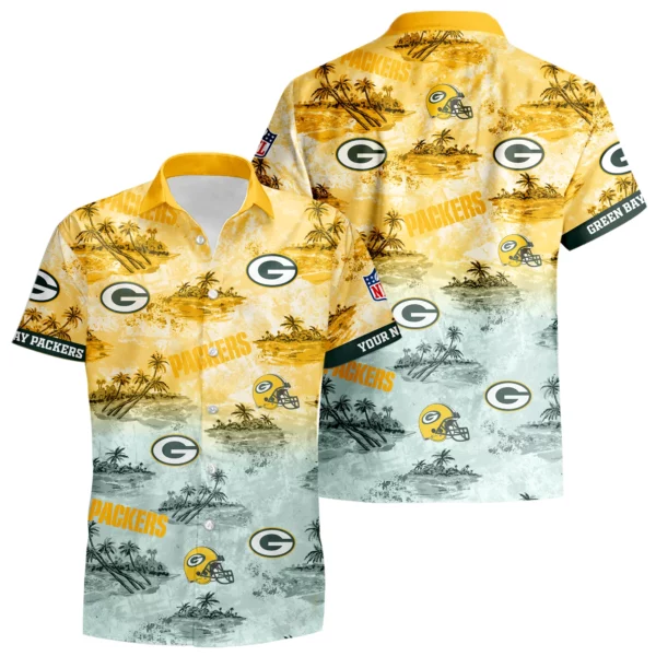 Green Bay Packers Hawaiian Shirt 2026 Limited Premium Crinkle Textured Personalize Name