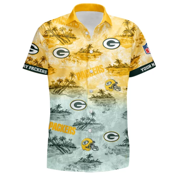 Green Bay Packers Hawaiian Shirt 2026 Limited Premium Crinkle Textured Personalize Name
