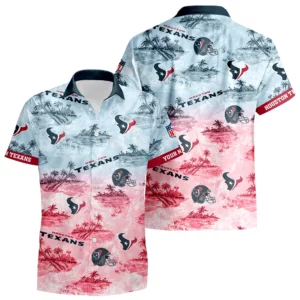 Houston Texans Hawaiian Shirt 2026 Limited Premium Crinkle Textured Personalize Name
