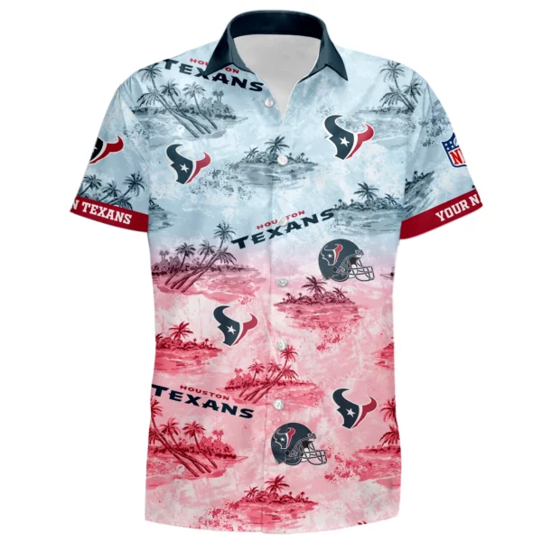 Houston Texans Hawaiian Shirt 2026 Limited Premium Crinkle Textured Personalize Name