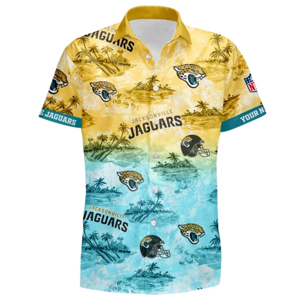 Jacksonville Jaguars Hawaiian Shirt 2026 Limited Premium Crinkle Textured Personalize Name
