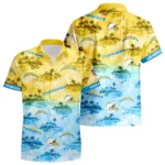 Los Angeles Chargers Hawaiian Shirt 2026 Limited Premium Crinkle Textured Personalize Name