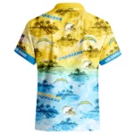 Los Angeles Chargers Hawaiian Shirt 2026 Limited Premium Crinkle Textured Personalize Name