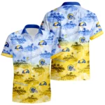 Los Angeles Rams Hawaiian Shirt 2026 Limited Premium Crinkle Textured Personalize Name
