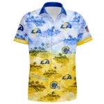 Los Angeles Rams Hawaiian Shirt 2026 Limited Premium Crinkle Textured Personalize Name