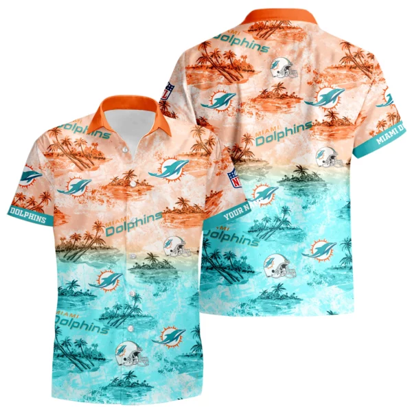Miami Dolphins Hawaiian Shirt 2026 Limited Premium Crinkle Textured Personalize Name