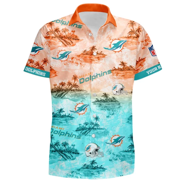Miami Dolphins Hawaiian Shirt 2026 Limited Premium Crinkle Textured Personalize Name