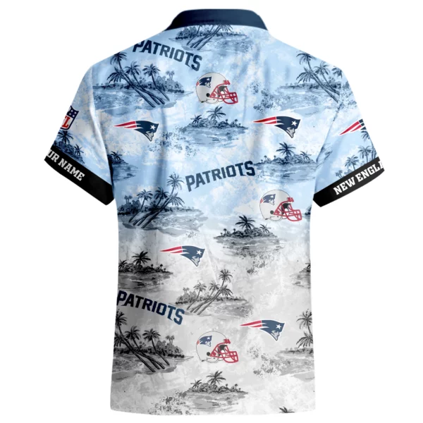 New England Patriots Hawaiian Shirt 2026 Limited Premium Crinkle Textured Personalize Name