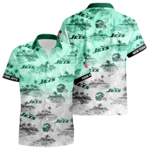 New York Jets Hawaiian Shirt 2026 Limited Premium Crinkle Textured Personalize Name