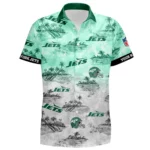 New York Jets Hawaiian Shirt 2026 Limited Premium Crinkle Textured Personalize Name