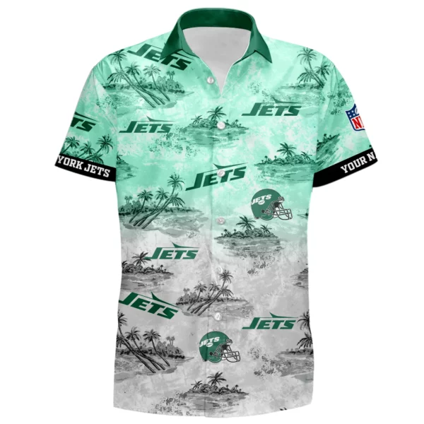New York Jets Hawaiian Shirt 2026 Limited Premium Crinkle Textured Personalize Name