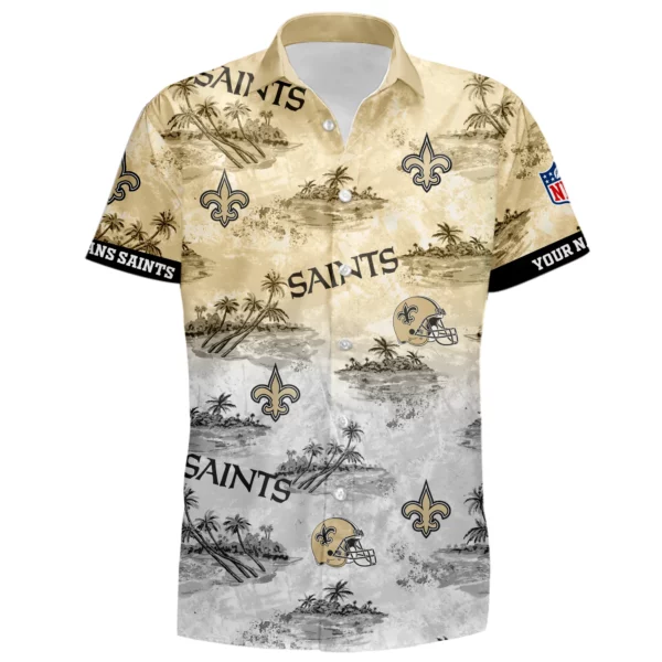 New Orleans Saints Hawaiian Shirt 2026 Limited Premium Crinkle Textured Personalize Name